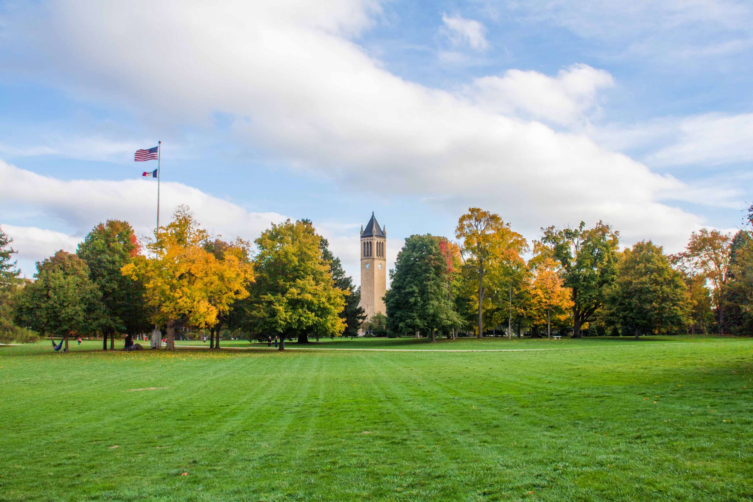 Central campus in the fall